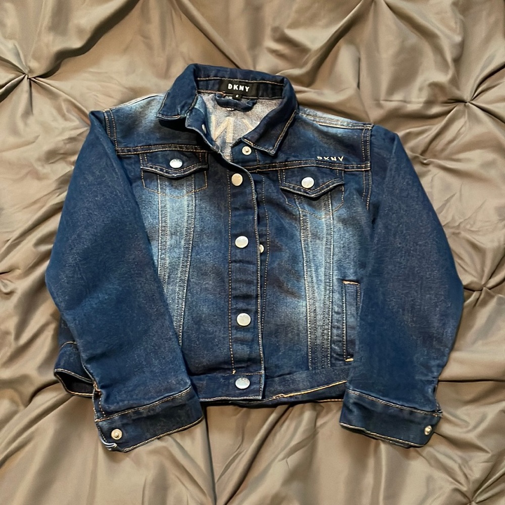 Little girls DKNY size 6 Jean jacket.